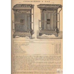 Cuisinière à gaz  1893