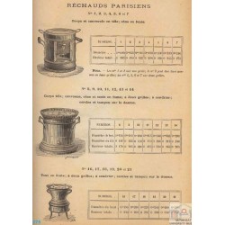 Réchauds parisiens page 272  1893