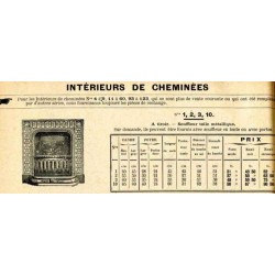 Intérieure de cheminées 1914