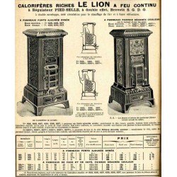 Calorifères riche Le Lion