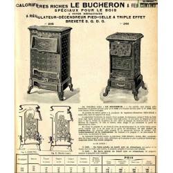 calorifères riches Le Bûcheron 1914