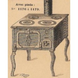 Cuisinières tôle et fonte Paris n° 1176