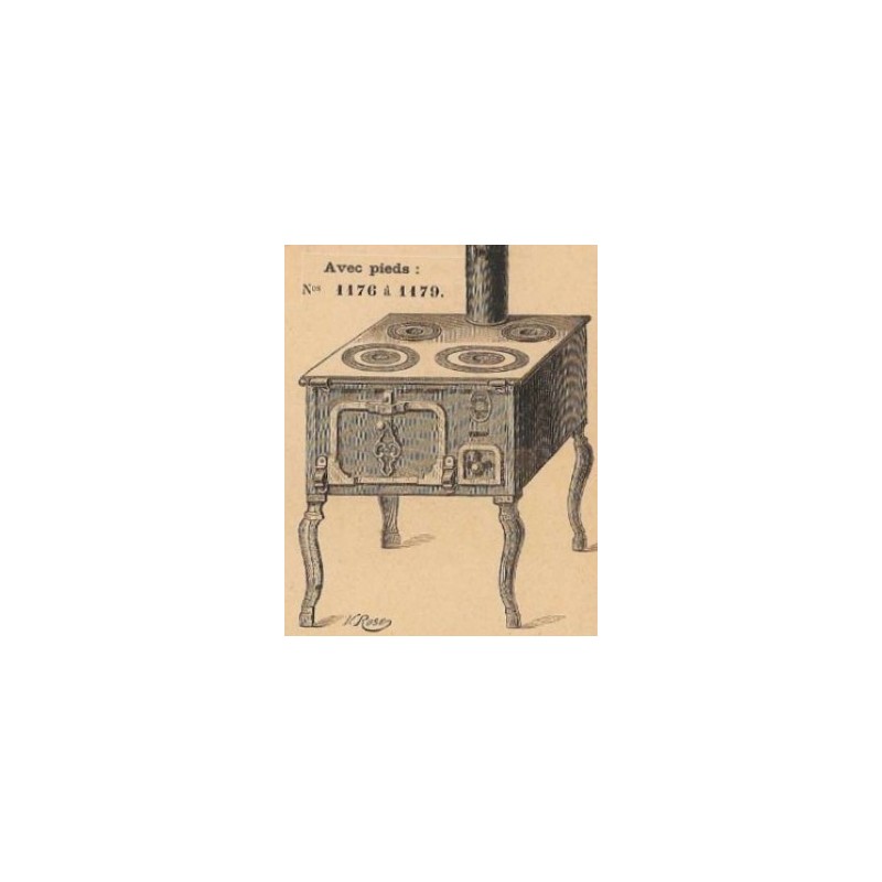 Cuisinières tôle et fonte Paris n° 1176