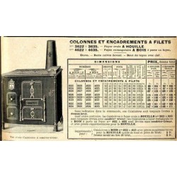 Cuisinières tôle et fonte Paris 1914