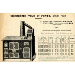 Cuisinières tôle et fonte Paris  2014
