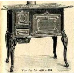 Cuisinières Fonte à 2 trous N°480