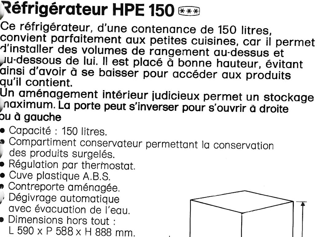 des HPE 150