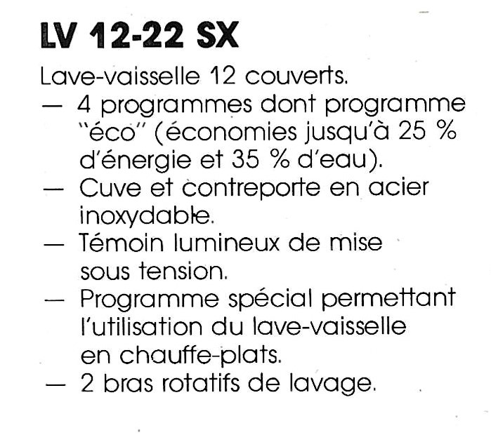 des LV 1222 SX