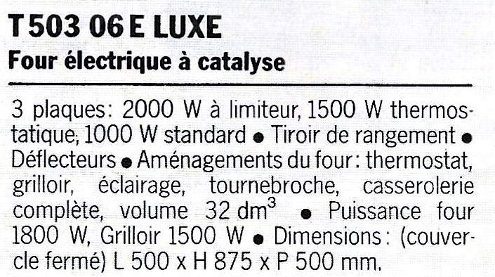 des  T 503 06 E