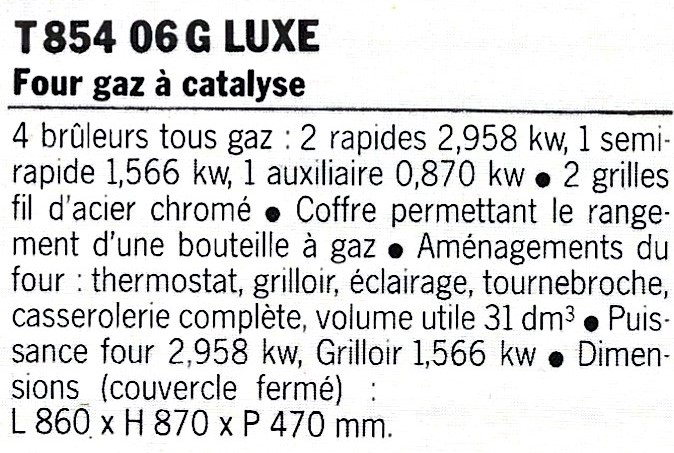 des T 854 06 G