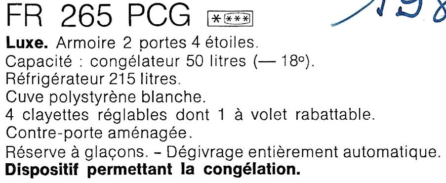 des fr 265 pcg